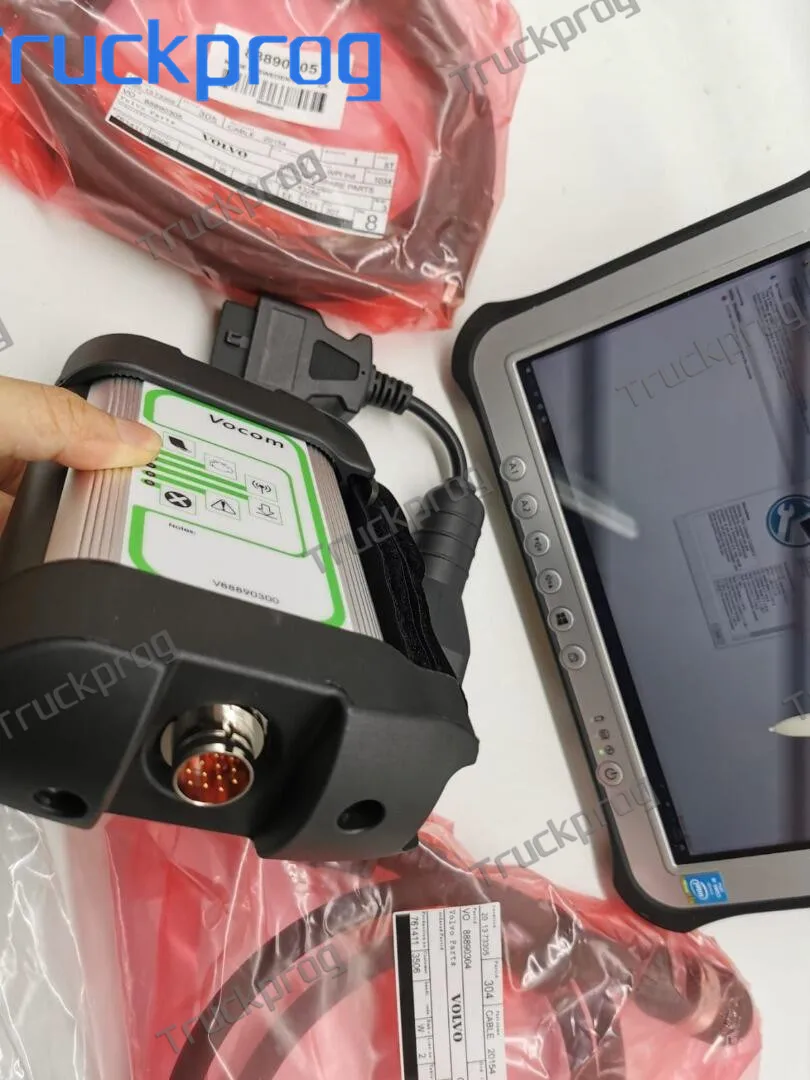Для Volvo VOCOM 1 88890300 для volvo VCADS vocom V2.8 Премиум технологический инструмент для VOVLO Renaul диагностический инструмент для грузовика + планшет FZ G1