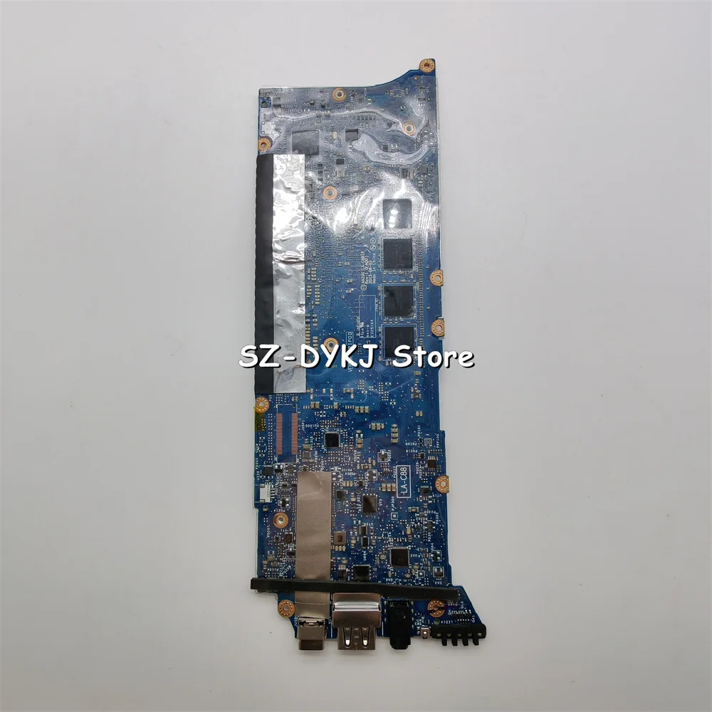 for dell p54g xps 13 9350 laptop motherboard aaz80 la c881p cn 0v33hm 0v33hm v33hm with i7 6500 cpu 8gb ram mainboard free global shipping