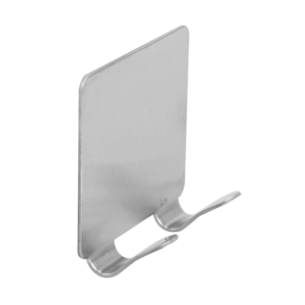 

HILIFE 1Pcs Waterproof Wall Door Holder Hook Hooks Self Adhesive No Trace Stainless Steel For Kitchen bathroom