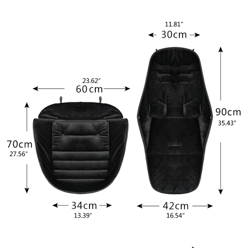 

Winter Sleeping Bags Baby Sleepsack Newborn Windproof Stroller Cushion Footmuff Q1FE