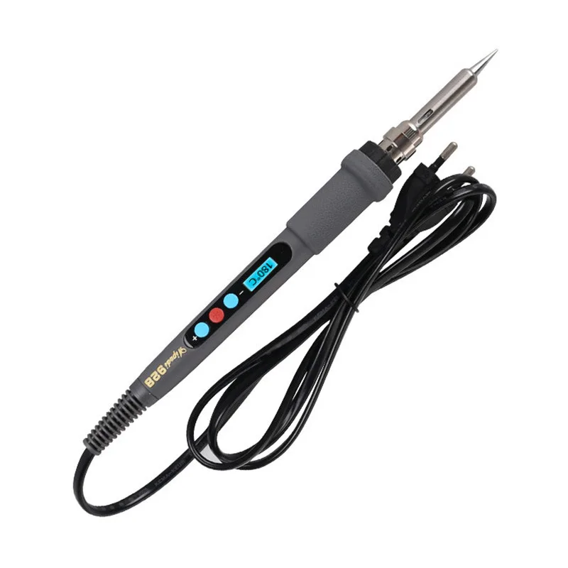 60 Вт регулируемый цифровой дисплей Электрический паровой утюг постоянная