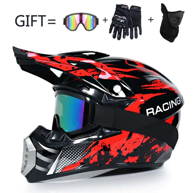 DOT одобренный легкий шлем мотоциклетный гоночный велосипедный детский ATV