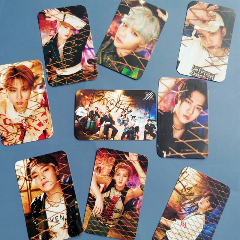 9 шт./компл. Kpop бродячие Детские фотокарточки новый альбом шрамы утолщенные