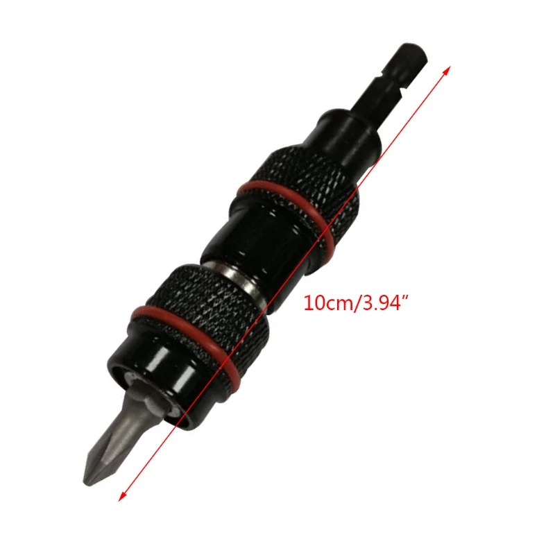 

L38A Multifunctional Alloy Electric Drill Screwdriver Accessories Universal Extended Connecting Rod with Drill Bit