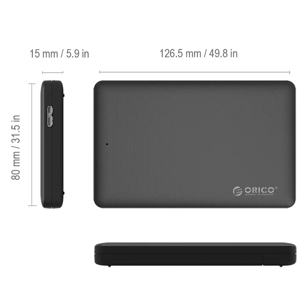 ORICO 2, 5- HDD  SATA 3, 0  USB3.0 HDD  SSD   Samsung Seagate SSD HDD