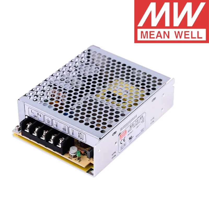 

RS-75-48 Mean Well 76.8W/1.6A/48V DC Single Output Switching Power Supply meanwell online store