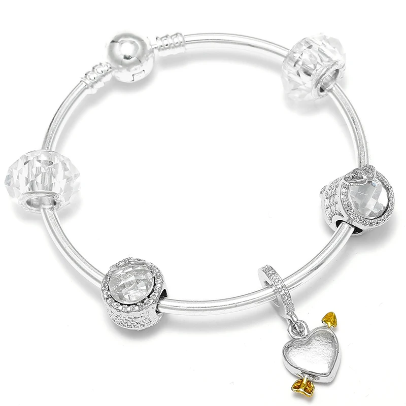 BAOPON модный подарок ювелирное изделие очаровательный браслет с Микки и Минни