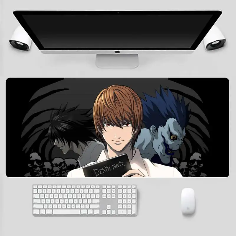 

anime death note Unique Desktop Pad Game Mousepad Desk Table Protect Game Office Work Mouse Mat pad X XL Non-slip Laptop Cushion