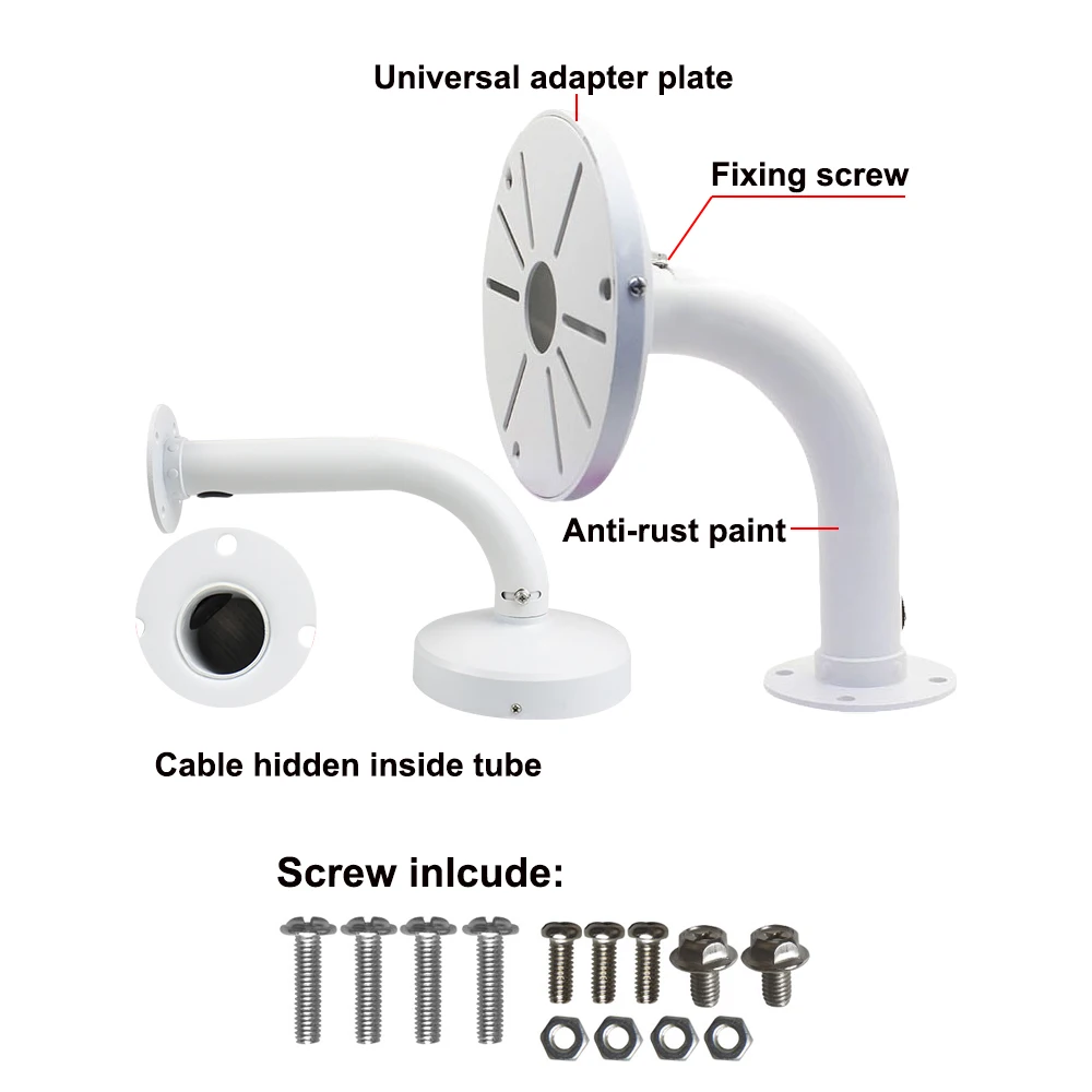 Настенный монтажный кронштейн для камеры видеонаблюдения алюминиевые крепления