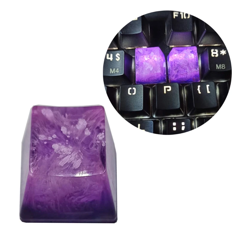 

Колпачок для клавиш Cherry MX, механическая клавиатура RGB Снежинка из смолы