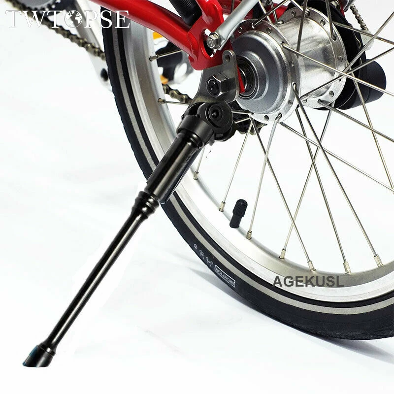 TWTOPSE 93 г CNC велосипед kickstand для Brompton складной велосипед полые легкая Подставка упаковочная стойка поддержка аксессуары