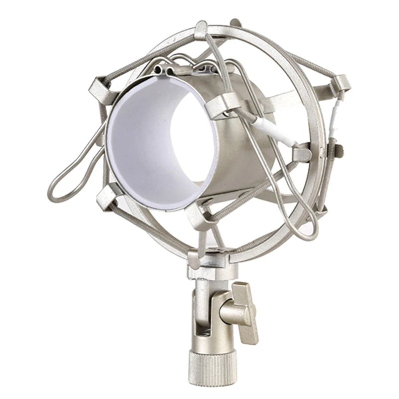 

Metal Shockproof Studio Recording Microphone Shock Mount Spider Mic Holder Clip for Computer BM800 Black