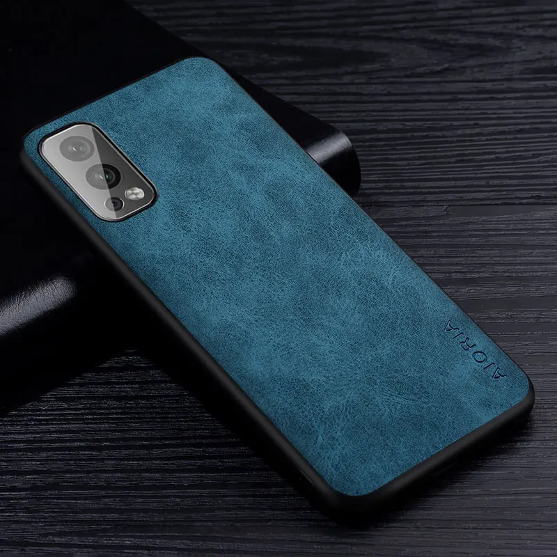 premium pu leathe phone case for oneplus nord 2 ce 2 n10 5g scratch resistant solid color cover for oneplus nord n100 n200 case free global shipping