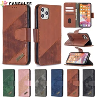 iphone 11 crocodile stitch leather flip case for iphone 12 mini pro xs max xr x 8 7 6s plus holster magnetic wallet cover coque