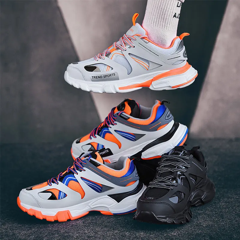 Balencia/мужские модные кроссовки Сезон весна Дышащие мужские из сетчатого