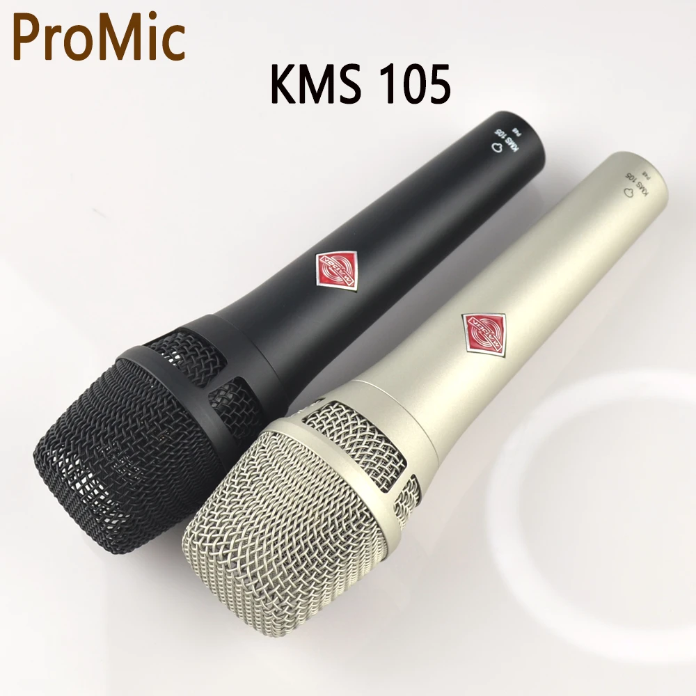 Качественный профессиональный студийный сценический микрофон kms105 класса А, проводной конденсаторный микрофон KMS105 для игр tiktok, караоке, диджея - изображение
