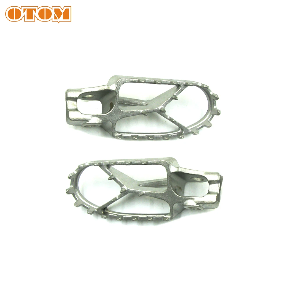 Подножки и подножки для мотоциклов OTOM пружинный зажим серебристая нержавеющая