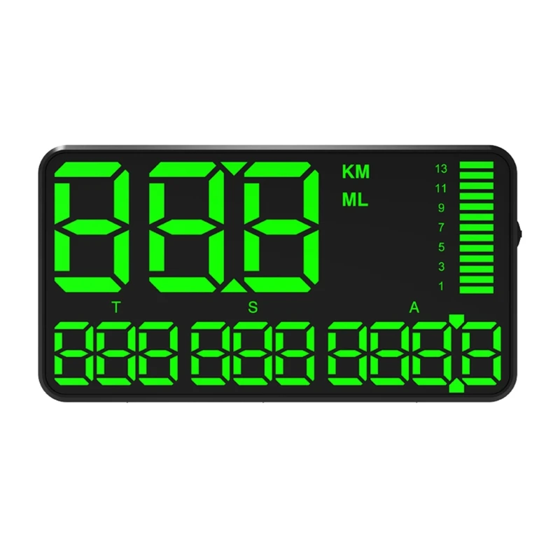 

C90 автомобильный HUD Дисплей, GPS скорость, измеритель скорости, км/ч MPH для автомобиля, велосипеда, мотоцикла, GPS, сигнализация над скоростью