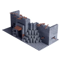 moc building blocks military fortress soldier figures fighting scene knives and swords weapon accessories kids toys