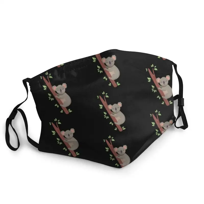

Cute Koala Breathable Face Mask Men Women Animal Pattern Mask Dustproof Protection Cover Respirator Mouth-Muffle