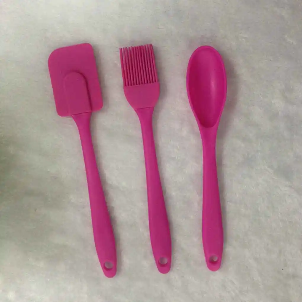 3 шт./компл. силиконовая лопатка кисть ложка посуда Кухня выпечка для