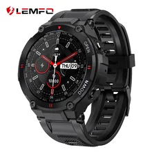 LEMFO Smart Watch Men 2021 Sport Smartwatch Bluetooth Call Music DIY Watch Face 400Mah For Android IOS PK T Rex