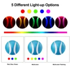 Мяч для кошек и котят, игрушка для кошек с дистанционным управлением, самовращающийся мяч, USB Электрический интерактивный мяч для домашних животных, светодиодный мигающий мяч для кошек и собак