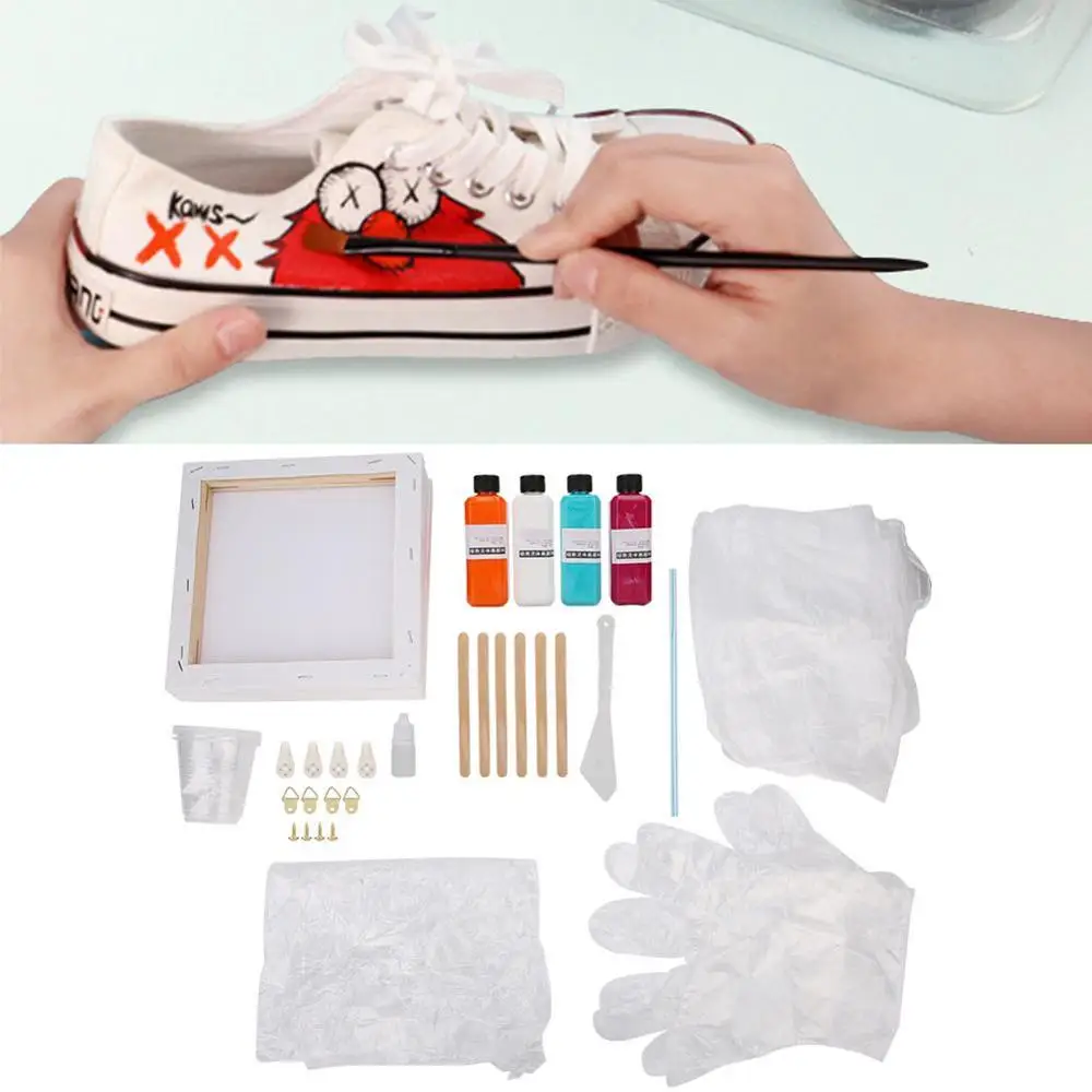 Набор для рисования акриловыми красками детский набор пигментов рукоделия