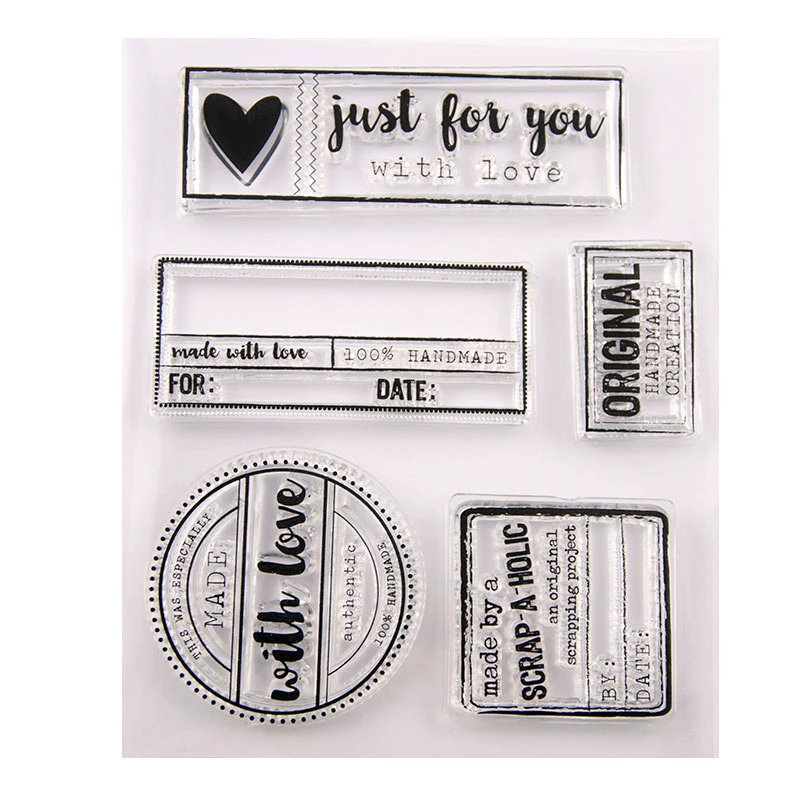 

Silicone Clear Stamps DIES for Scrapbooking Stencils LOVE DIY PAPER Album Cards MAKING Craft Spplies Transparent RUBBER Stamping