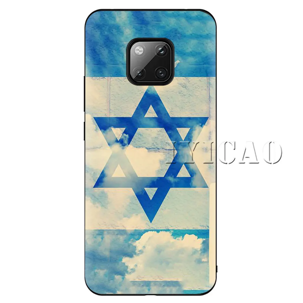 IYICAO Israel flag Soft Case for Huawei 9X 20 Pro Note 10 View 9 8 Lite 8C 8X 7X 7C 7A 6A | Мобильные телефоны и
