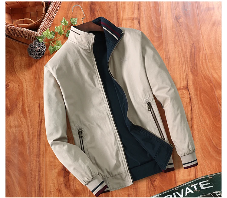 

Zoulv 2021 Double-Sided Middle-Aged Men Jacket Work Clothes Large Code Cotton Men's Coat Thin Autumn Winter Seasonal Work Wear