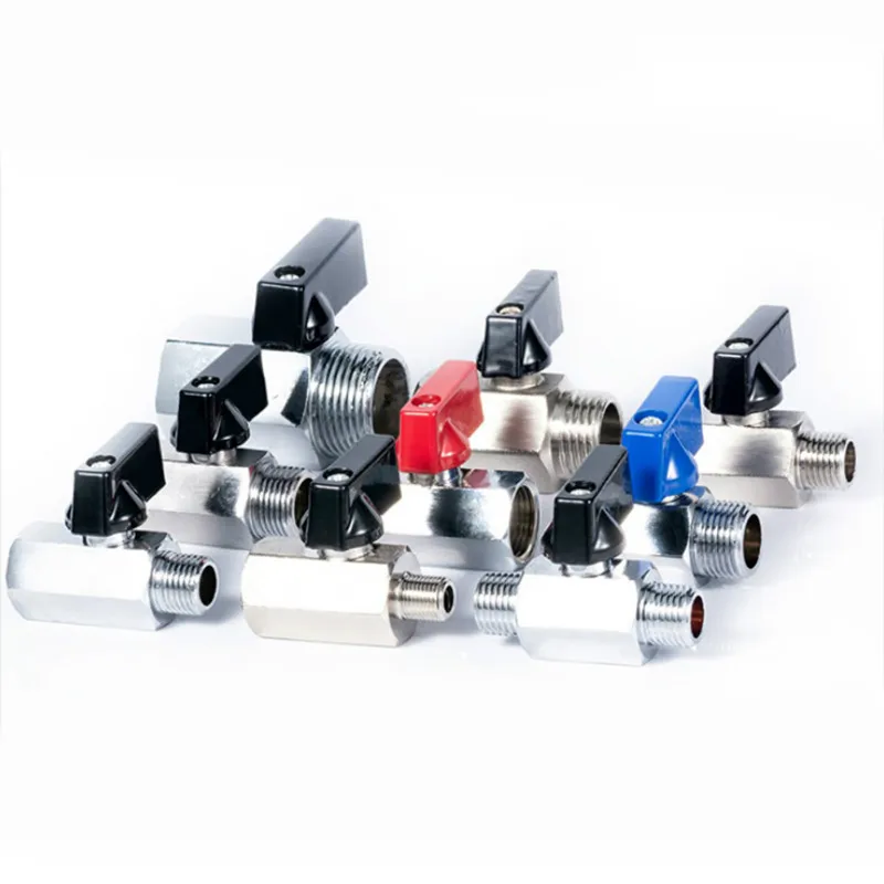 Высококачественный многофункциональный мини латунный шаровой кран 1/2 1/4 дюйма 1/8