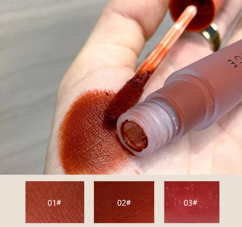 

HERORANGE 6 Colors Velvet Matte Lip Glaze Waterproof Sweatproof Lipstick Coloring Lipstick No-Stick Cup Lip Glaze Cosmetic