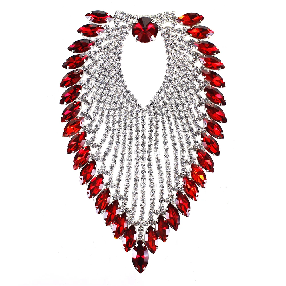 1142 red 1 шт. Стразы ручной работы со стразами и кристаллами; Цветочная аппликация; нашивки для шитья; обувь для танцев; сумка; аксессуары для одежды; TH1127B - Цвет: 1142 red