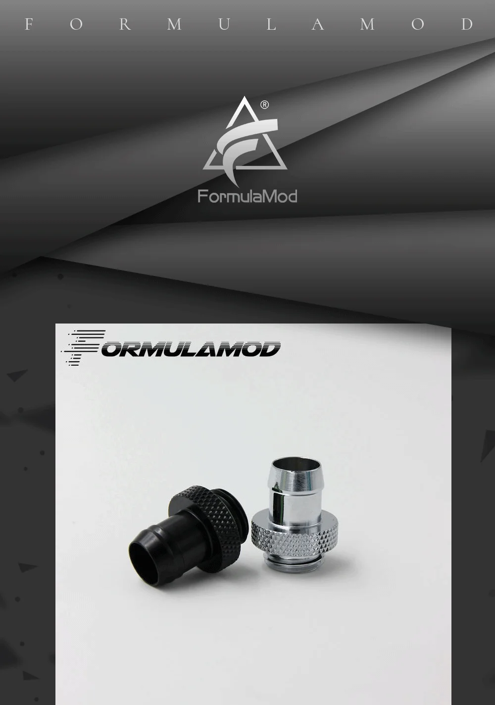 FormulaMod Fm-3FBT, 3/" ID* 1/2" OD(10x13 мм) и 3/" ID* 5/8" OD(10x16 мм) фитинги для мягкой трубки, g1/" фитинги для мягких трубок