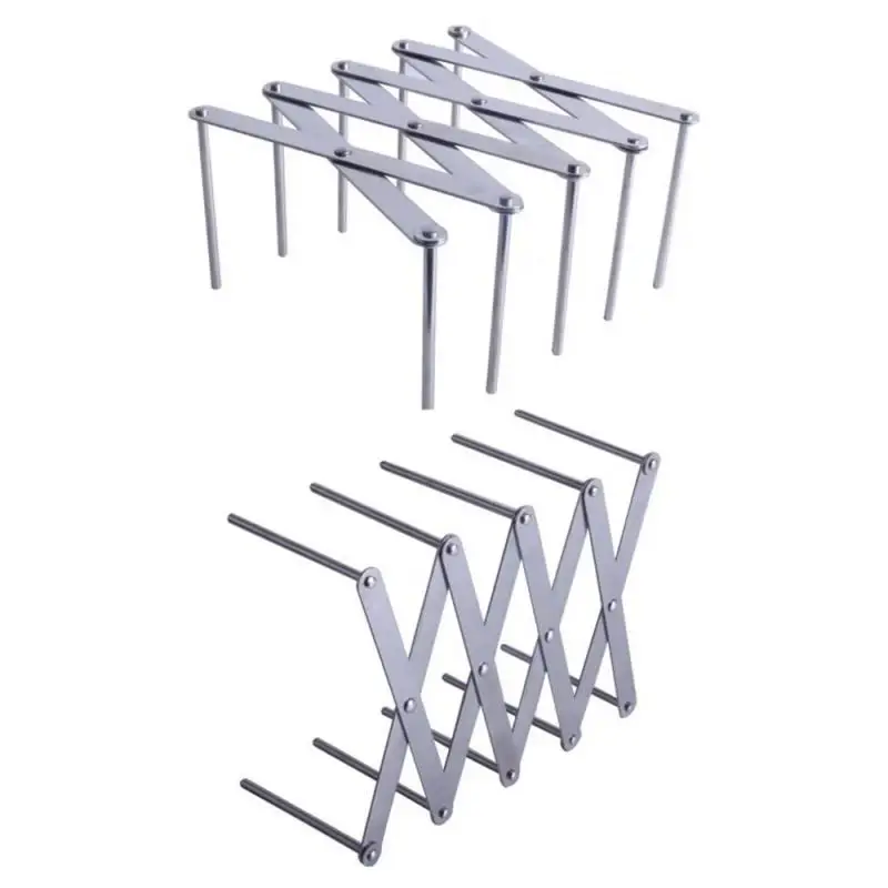 Кухонный органайзер полка выдвижной Органайзер из нержавеющей стали для