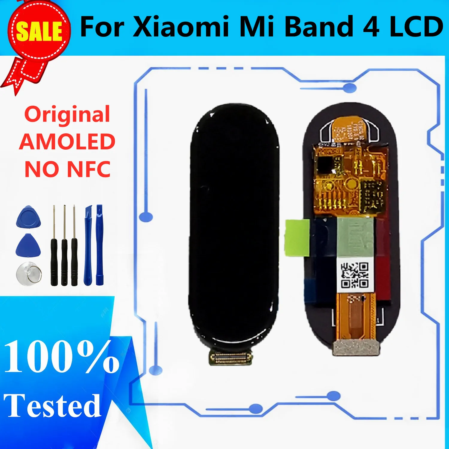 Оригинальный ЖК-экран AMOLED для Xiaomi Mi Band 4 сенсорный дигитайзер смарт-часов 5 0 |