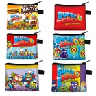 Кошелек для монет с мультяшным принтом Super Zings, повседневная дорожная сумка для монет, Женский Портативный модный кошелек для покупок, подарок для девушки