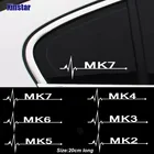 Наклейки на автомобильные окна для Volkswagen GOLF1 Golf2 Golf3 Golf4 Golf5 Golf6 Golf7 Mk1 Mk2 Mk3 Mk4 Mk5 Mk6 Mk7, 2 шт.