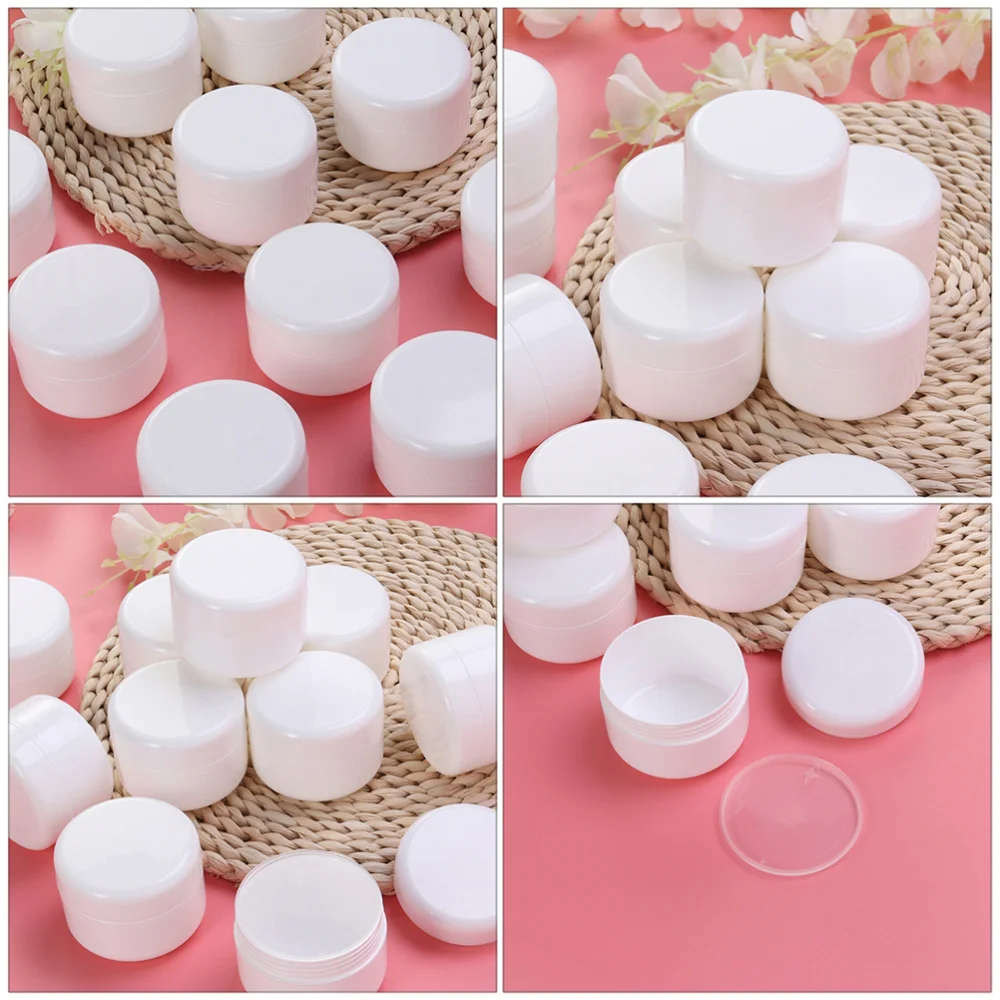 

10pcs Cosmetics Storage Jars Empty Makeup Samples Pots Creams Storage Box