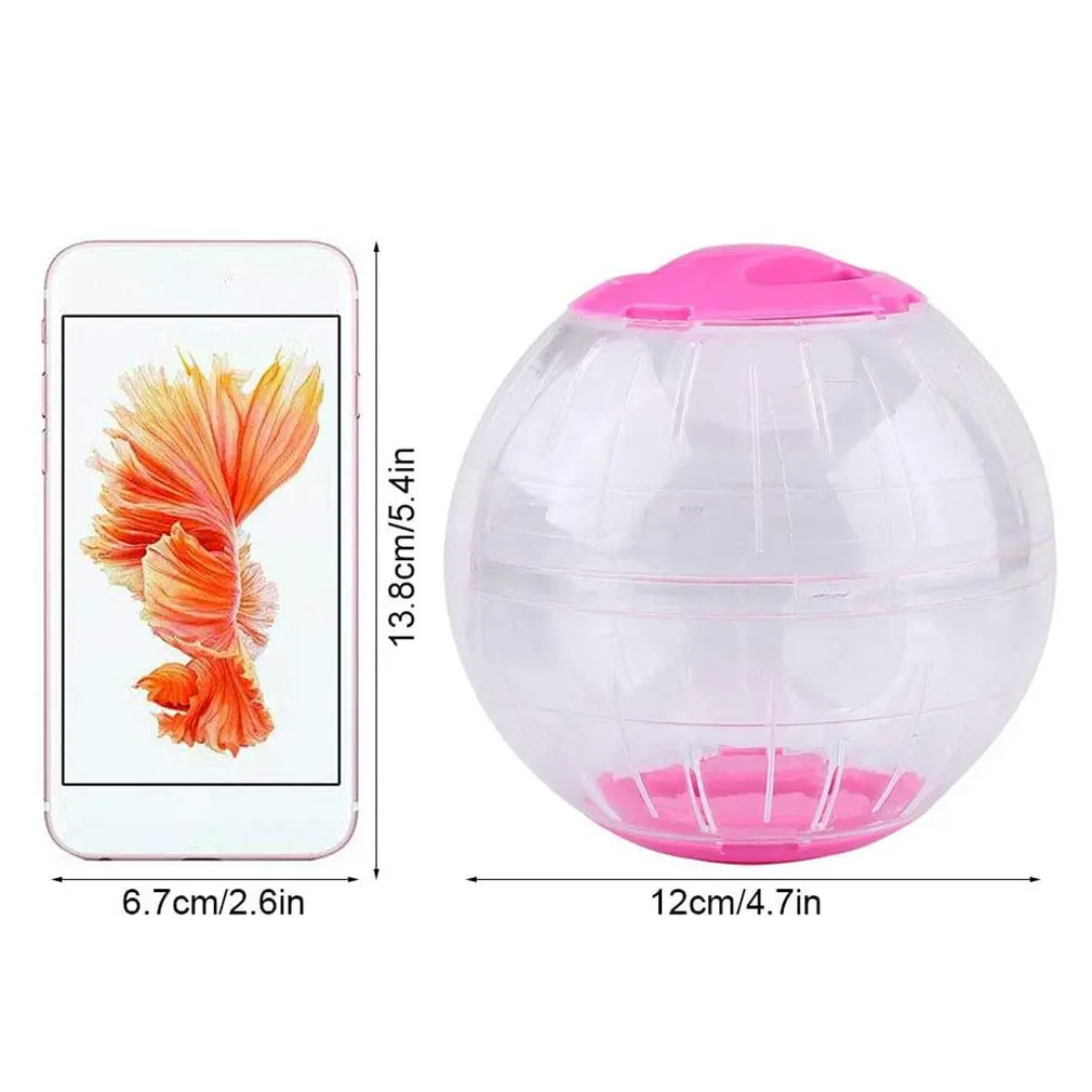 

Pet Running Ball Plastic Grounder Jogging Hamster Pet Small Exercise Toy Hamster Accessories Hamster Crystal Runner