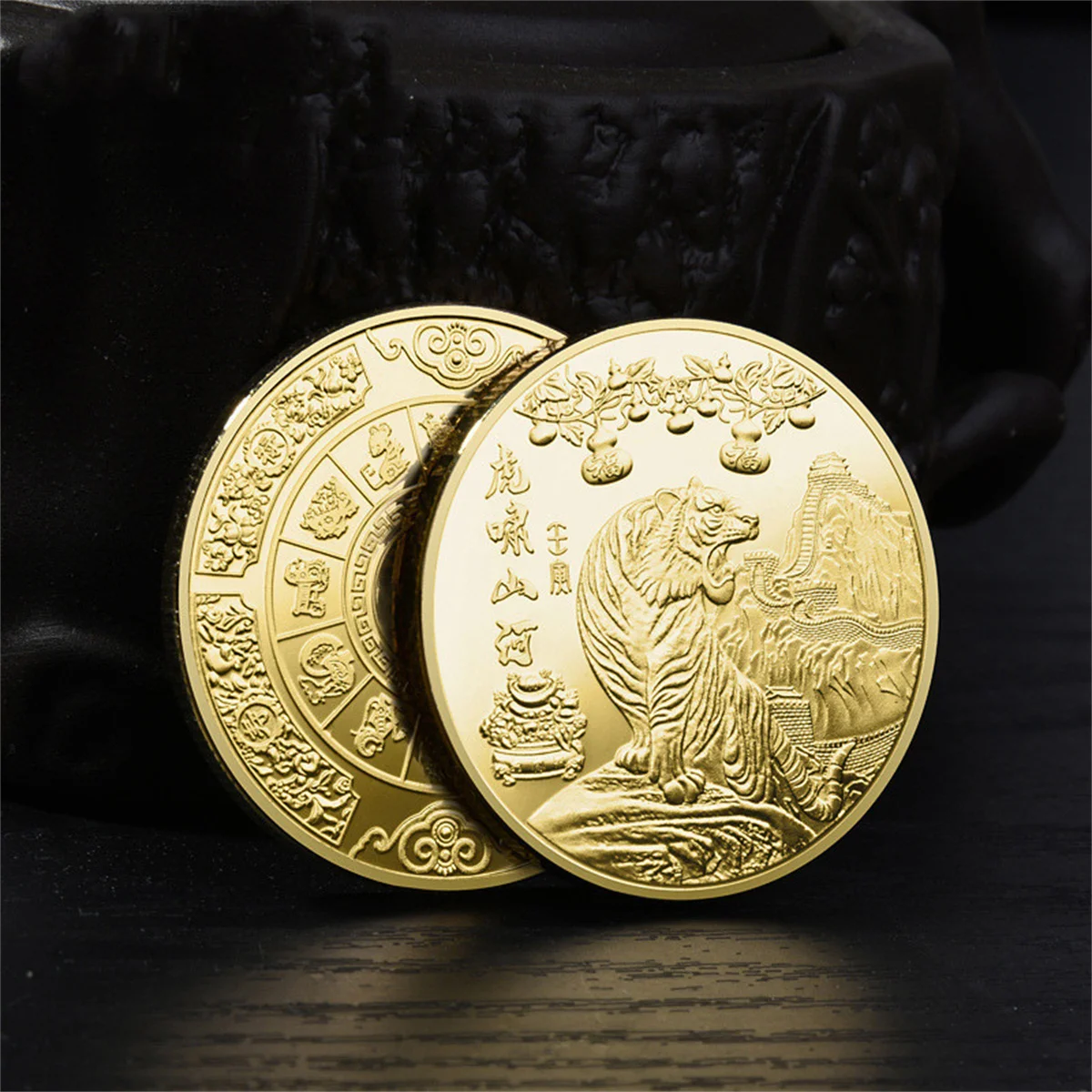 

2022 Year of The Tiger Commemorative Coin Australian Gold Coin Silver Coin Commemorative Medallion Coins Collectibles