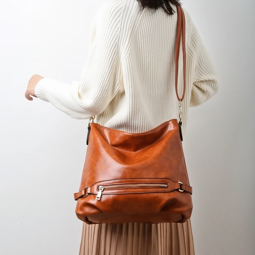 

Hot Leather Luxury Handbags Women Bags Designer Ladies Crossbody Hand Bags For Women Casual Tote Bolsa Feminina Sac A Main