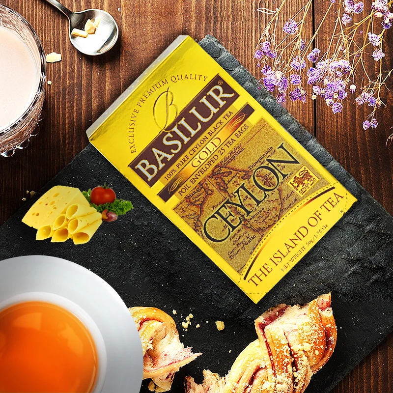 Ceylon Gold Edition Ceylon Black drink 50g/Box Free Shipping