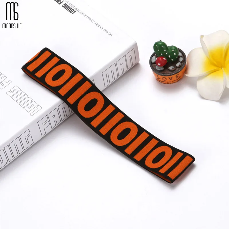 Manoswe женская Мужская эластичная спортивная повязка на голову для йоги баскетбола