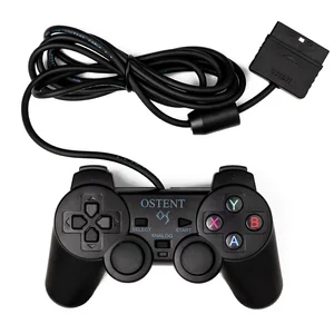Проводной аналоговый контроллер OSTENT, геймпад, джойстик, джойпад для Sony Playstation PS2 PS1 PS One PSX, двойная вибрация