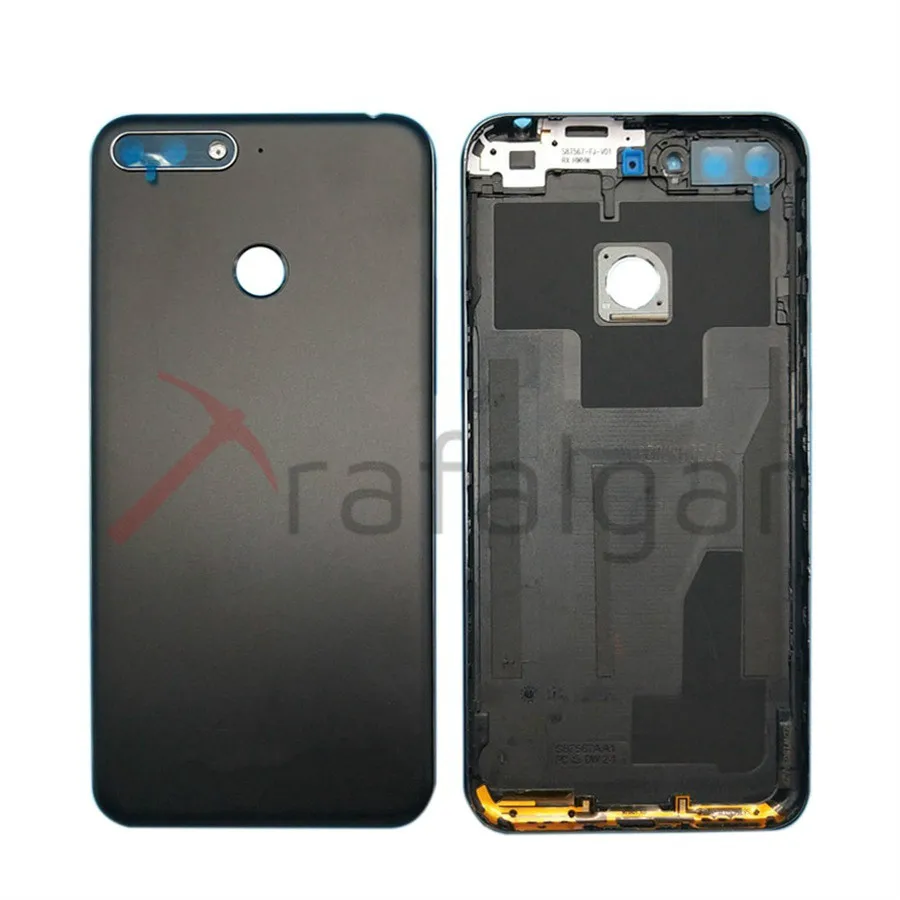 Задняя крышка батарейного отсека для Huawei Y6 Prime 2018 Крышка с кнопкой громкости