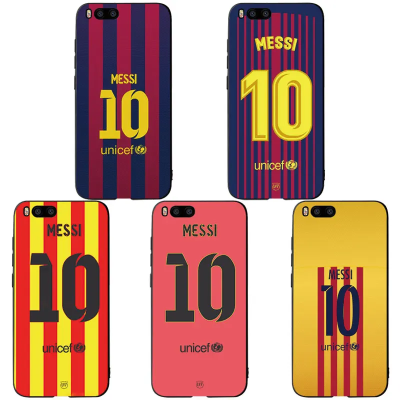 RKQ футбол Месси Джерси стиль Мягкий чехол для телефона Xiaomi Redmi A1 A2 4X 5A 5 Plus 8 9 lite Note 6 7
