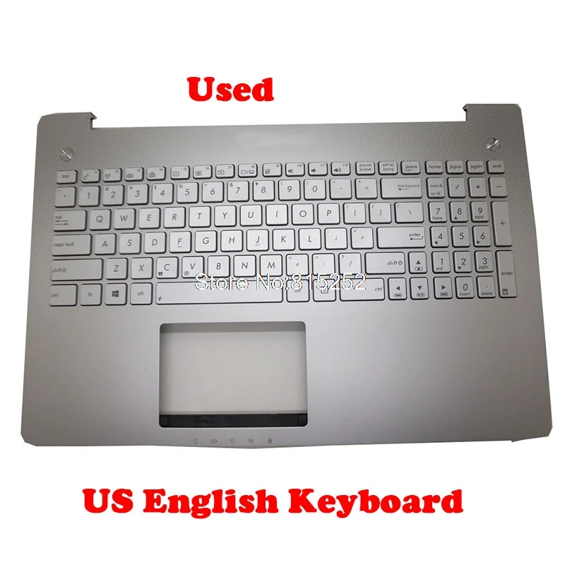 Подставка для ноутбука и клавиатура ASUS N550 N550J N550JK N550JV N550L N550LF серебристый корпус с