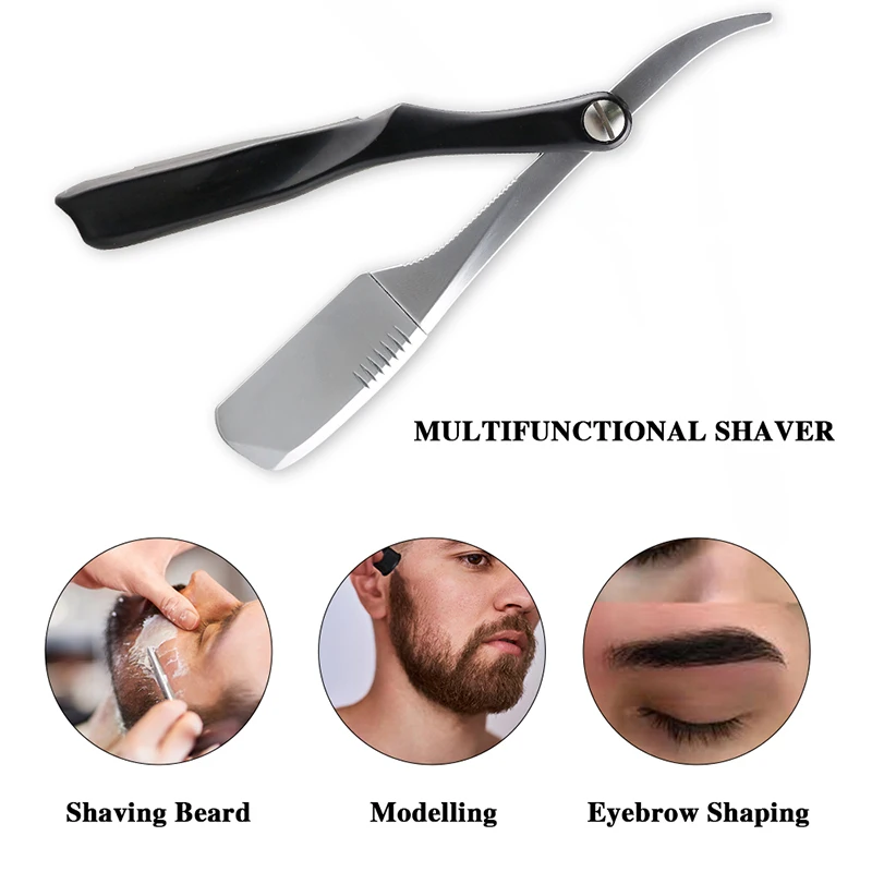 Мужская бритва инструменты для парикмахеров цинковый сплав складной ручной нож